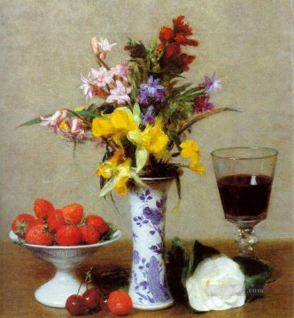 印象派の静物画 Painting - 花の静物画家 アンリ・ファンタン・ラトゥール